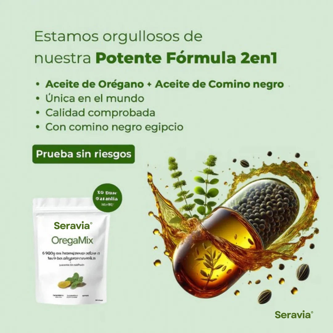 Seravia OregaMix – Aceite de Orégano Medicinal Potenciado